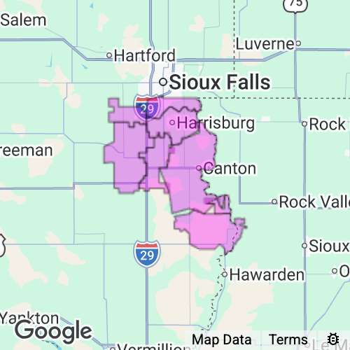 LINCOLN county map