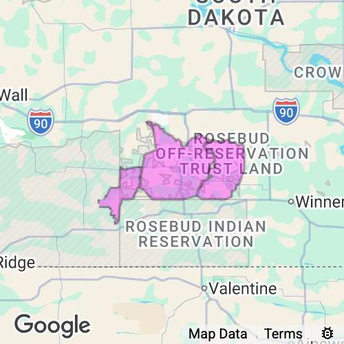MELLETTE county map