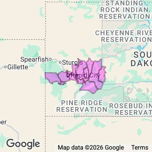 PENNINGTON county map