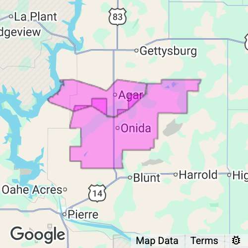 SULLY county map