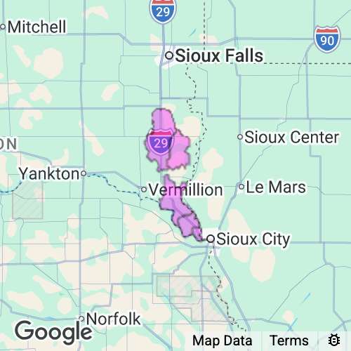 UNION county map