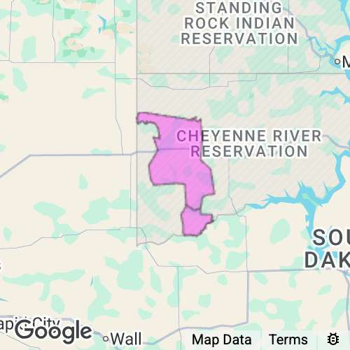ZIEBACH county map
