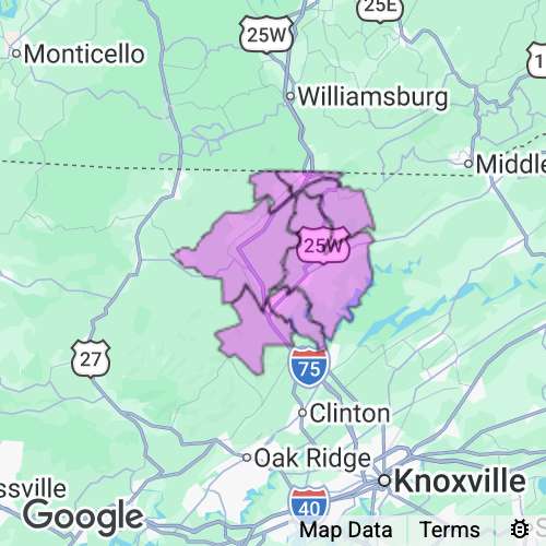 CAMPBELL county map