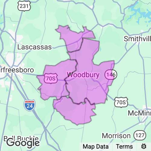 CANNON county map