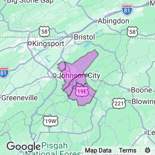 CARTER county map