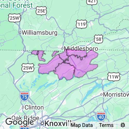 CLAIBORNE county map
