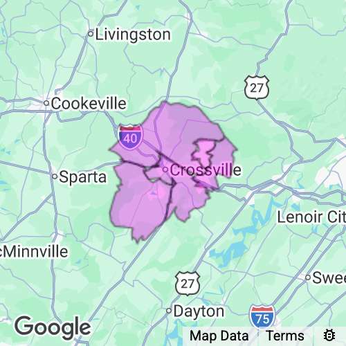CUMBERLAND county map