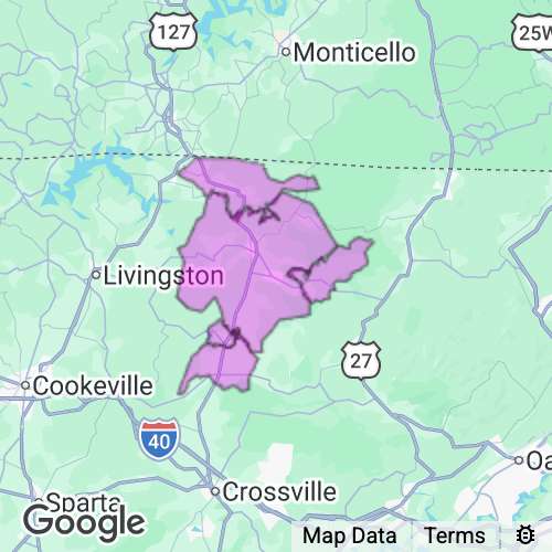 FENTRESS county map