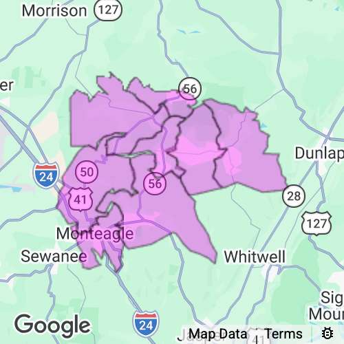GRUNDY county map