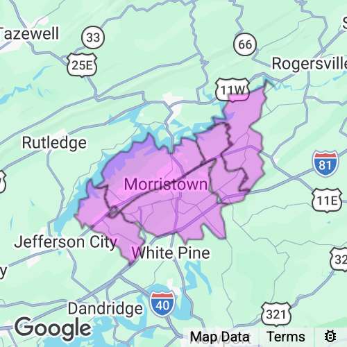 HAMBLEN county map