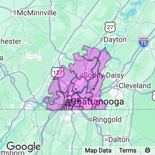 HAMILTON county map