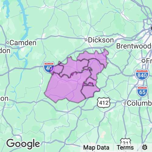 HICKMAN county map