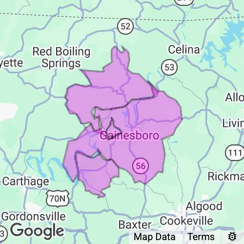 JACKSON county map