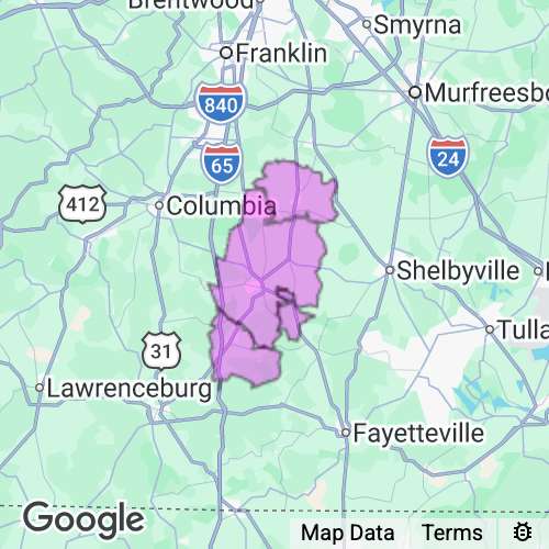 MARSHALL county map