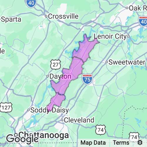 MEIGS county map