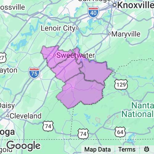 MONROE county map