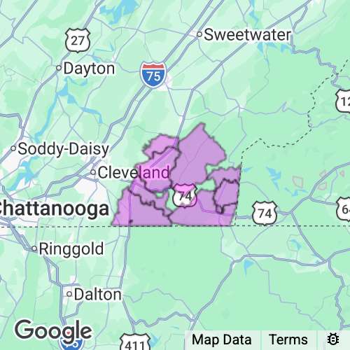 POLK county map