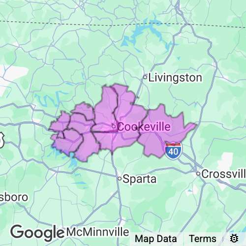 PUTNAM county map