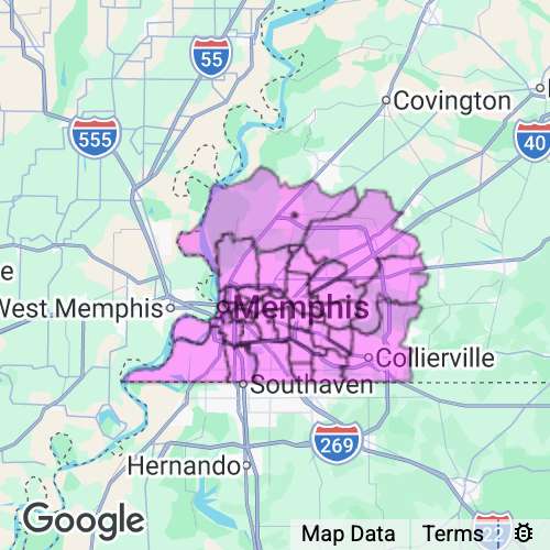 SHELBY county map