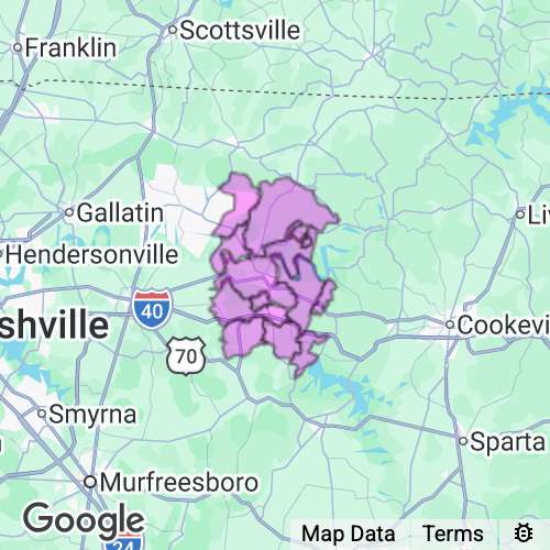 SMITH county map