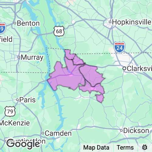 STEWART county map