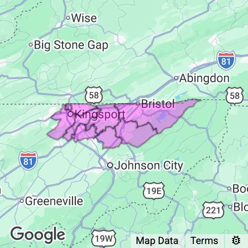 SULLIVAN county map