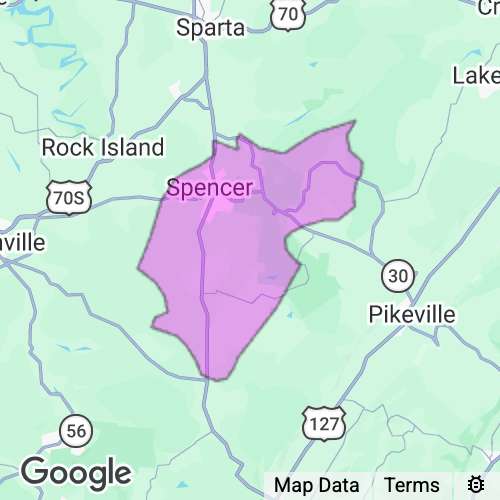 VAN BUREN county map