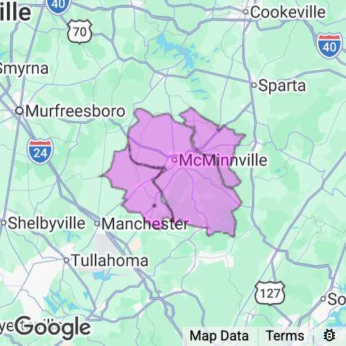 WARREN county map