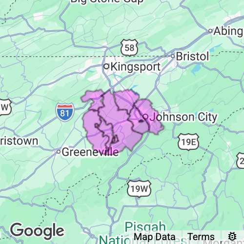 WASHINGTON county map
