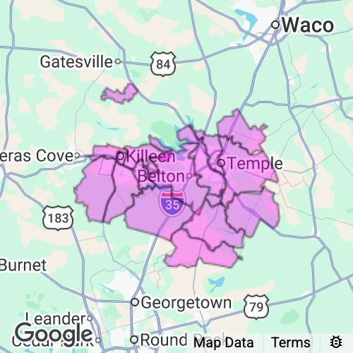Bell County Texas real estate agent mailing area