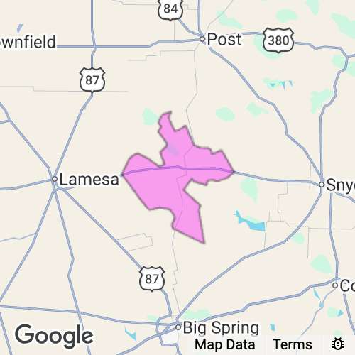 Borden County Texas real estate agent mailing area