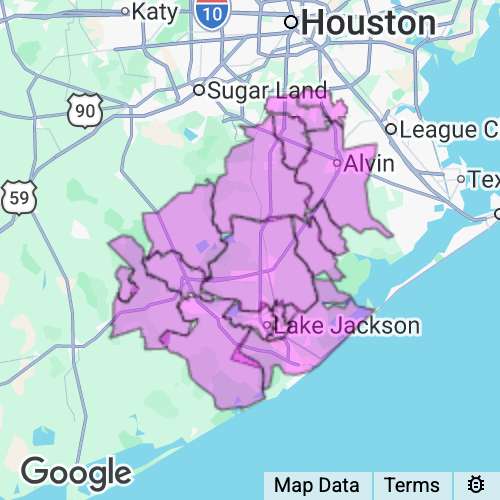 Brazoria County Texas real estate agent mailing area