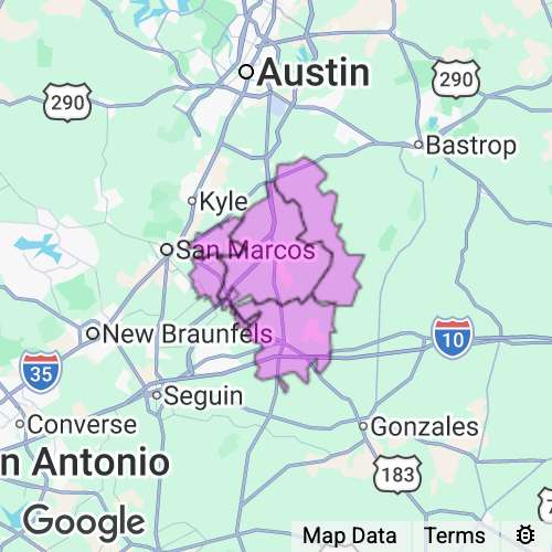 Caldwell County Texas real estate agent mailing area