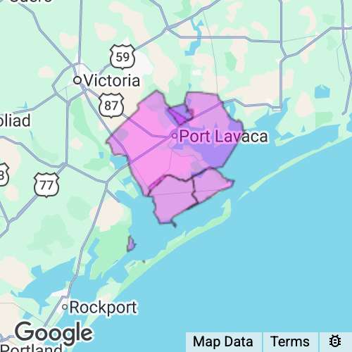 Calhoun County Texas real estate agent mailing area