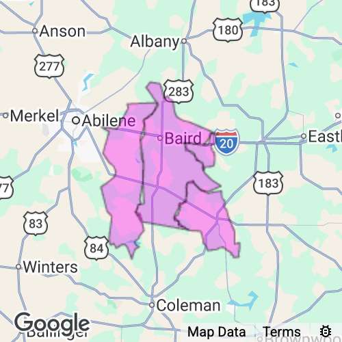 Callahan County Texas real estate agent mailing area