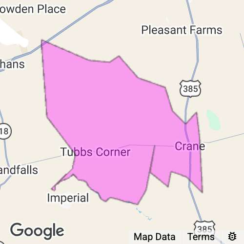 Crane County Texas real estate agent mailing area