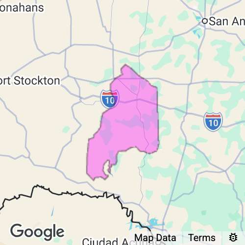 Crockett County Texas real estate agent mailing area