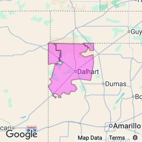 Dallam County Texas real estate agent mailing area