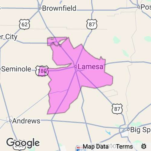 Dawson County Texas real estate agent mailing area