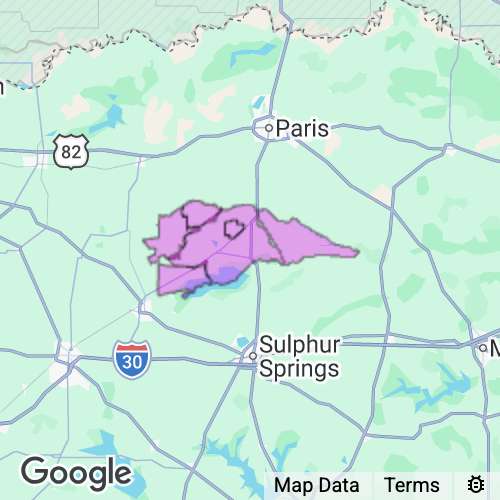 Delta County Texas real estate agent mailing area