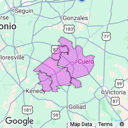 De Witt County Texas real estate agent mailing area