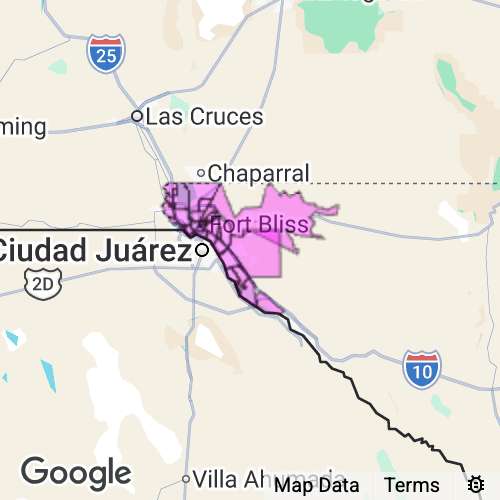 El Paso County Texas real estate agent mailing area