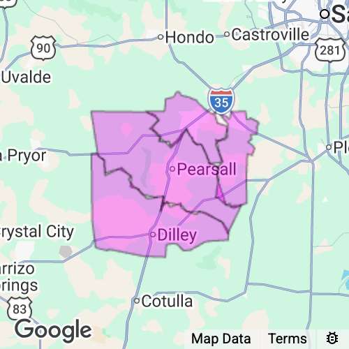 Frio County Texas real estate agent mailing area
