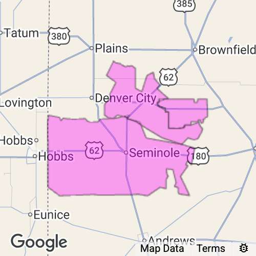 Gaines County Texas real estate agent mailing area