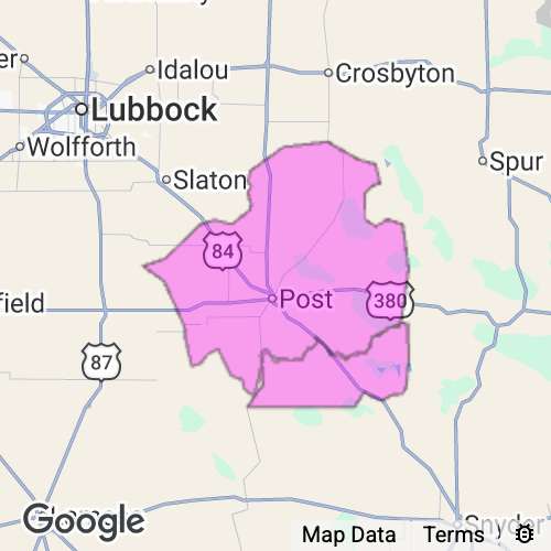 Garza County Texas real estate agent mailing area