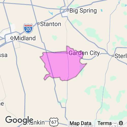 Glasscock County Texas real estate agent mailing area