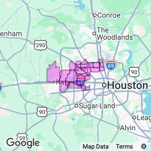Harris County (West) Texas real estate agent mailing area