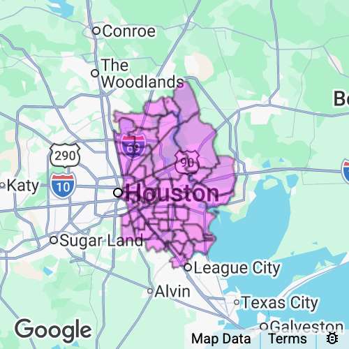 Harris County (East) Texas real estate agent mailing area