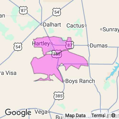 Hartley County Texas real estate agent mailing area