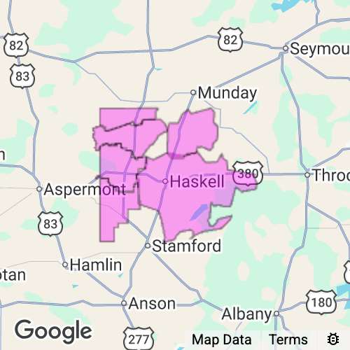 Haskell County Texas real estate agent mailing area